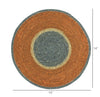 Placemat, Rust Seagrass - Rnd