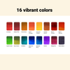 Original Colorsheets - 16 Handmade Watercolors