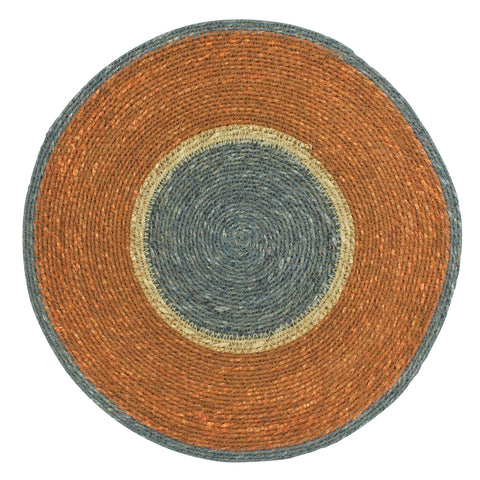 Placemat, Rust Seagrass - Rnd