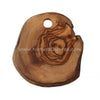 Olive Wood Rustic Coaster Set