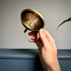 Funnels with Strainers