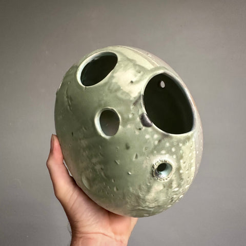 TBD Clay Wall Vase - Lunar Series