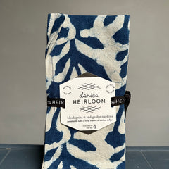 Heirloom Flourish Block Print Napkins Set of 4