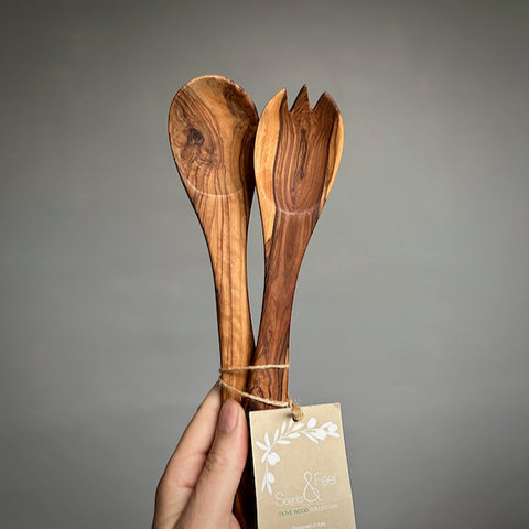 Olive Wood Serving Utensils