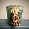 Sculptural Mug - Hands & Tiny Door