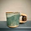 Sculptural Mug - Hands & Tiny Door