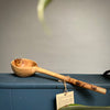 Olive Wood Modern Ladle 12"