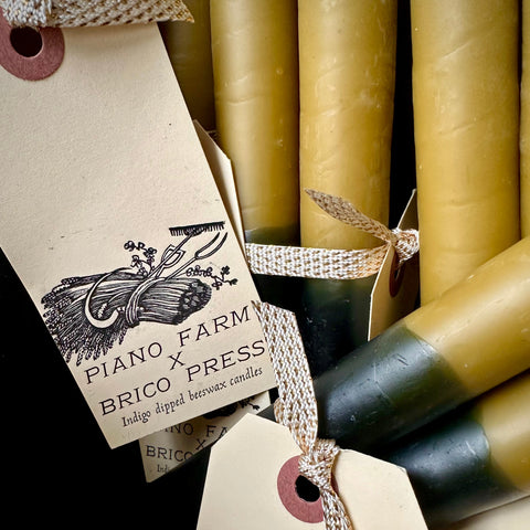 Brico Press x Piano Farm Candles