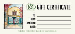 TreeBed Design Gift Card