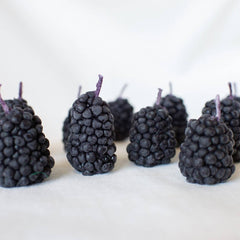 Beeswax Blackberry Birthday Candles