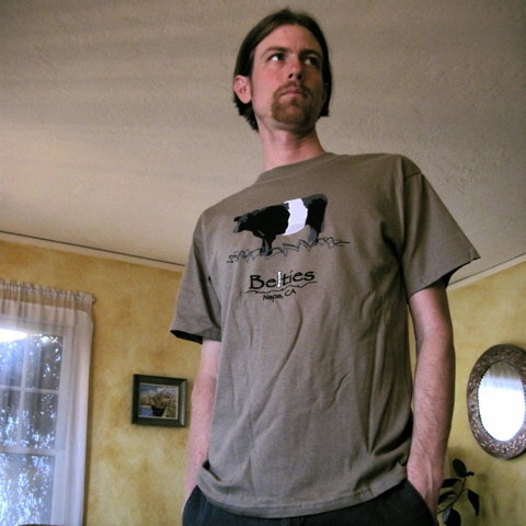 Napa Belted Cow T-Shirt / Sand