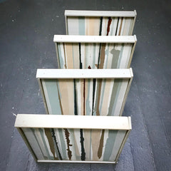 Shelter in Place Stripes (framed set of 4)