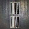 Shelter in Place Stripes - Blk Canvas set of Two