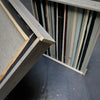 Shelter in Place Stripes - Blk Canvas set of Two