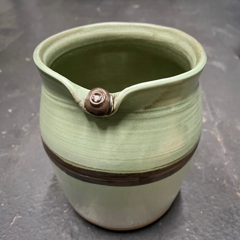 Wheel Thrown Rivet Vase