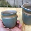 Artichoke Green Pitcher and Cup Set