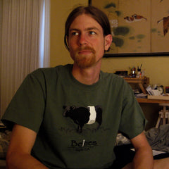Napa Belted Cow T-Shirt / Steel Green