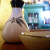 Olive Oil Decanter and Dipping Bowl
