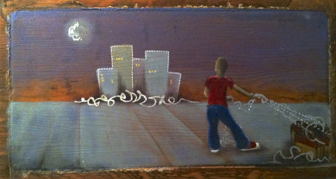 Into the City - Bag of Simple Painting